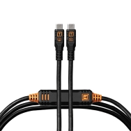 TetherPro Optima 10G USB-C, Straight to Straight Cable (Black, 15-Foot)
