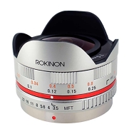 Rokinon 7.5mm F3.5 Lens for Micro Four Thirds Mount (Silver)