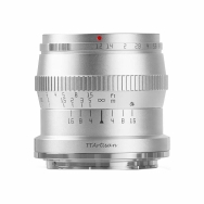 TTArtisan APS-C 50mm F1.2 (silver) for Fujifilm X-mount