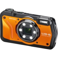 Ricoh WG-6 Waterproof Camera (Orange) 