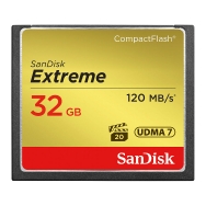 SanDisk Compact Flash 32GB Extreme 120MB/s Memory Card
