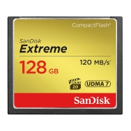 SanDisk Compact Flash 128GB Extreme 120MB/s Memory Card