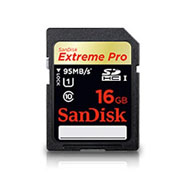 SanDisk Extreme Pro SDHC 16GB UHS-II Memory Card