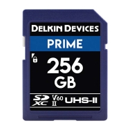 Delkin 256GB Prime SDXC UHS-II V60 Memory Card