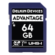 Delkin 64GB Advantage UHS-I SDXC Memory Card