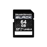 Delkin Black 64GB SDXC Rugged UHS-II V90 Memory Card