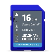 Promaster 16GB SDHC Performance 2.0 Memory Card