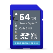 Promaster 64GB SDHC Performance 2.0 Memory Card