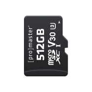 Promaster 512GB Micro SDXC Advanced UHS-1 V30 Memory Card