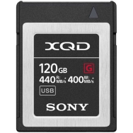 Sony 120GB XQD G Series 440/400MBS Memory Card