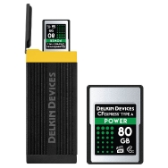 Delkin Power 80GB CFExpress Type A Memory Card & Card Reader Bundle