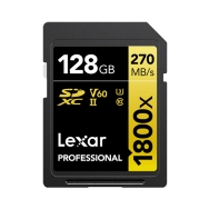 Lexar Pro 1800X SDXC UHS-II 128GB Memory Card