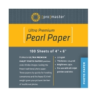 Promaster 4x6 HW Pearl Paper (100 sheets)