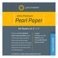 Promaster Ultra Premium Pearl Paper 5x7-inch (50 sheet)