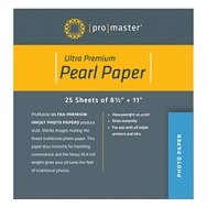 Promaster PhotoImage PRO 8.5x11 Pearl Inkjet Paper (25 sheet)