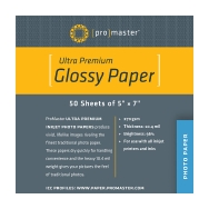 Promaster 5x7 HW Glossy Paper (50 sheets)