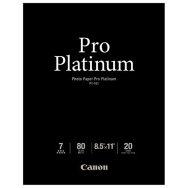 Canon Pro Platinum Photo Paper (8.5x11 Inch, 20 Sheets)