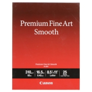Canon FA-SM1 Premium Fine Art Smooth 8.5x11-Inch Paper (25 Sheets)