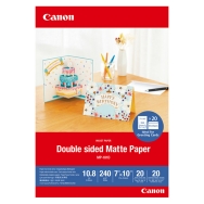 Canon MP-101D Double-Sided Matte Photo Paper (7x10 Inch, 20 Sheets)