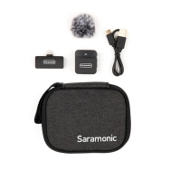 Sarmonic Blink 100 B3 Compact Wireless Clip-On Mic System w/ Lightning Connector (2.4GHz)