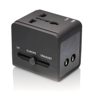 Ultralink All-in-One Universal Travel Adapter with Dual USB