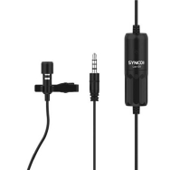 Synco Audio Lav-S8 Omnidirectional Lavalier Microphone, Black 