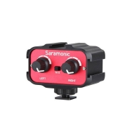 Saramonic SR-AX100 Battery-Free 2-Channel On-Camera 3.5mm Audio Mixer
