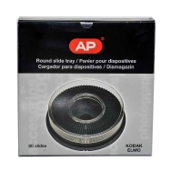 AP Round Slide Tray for Kodak Elmo (80 Slides) 