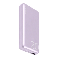 Logiix Piston Power 20,000mAh Power Bank (Lavender)