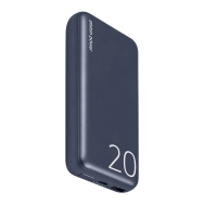 Logiix Piston Power 20,000mAh Power Bank (Midnight Blue)