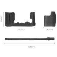 SmallRig Leather Half Case Kit for Fujifilm X-T50 (Black)(4709)