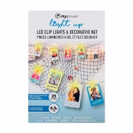 Digipower Light Up LED Clip Lights & Decor Net