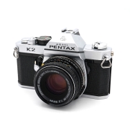 Pentax K2 35mm Film SLR Camera with 50mm f2 SMC Lens (EX) Used