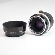 Nikkor-S AIS 5cm F2 Auto Lens w/ Hood (EX) (Patent Pending) Used