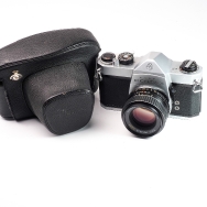 Pentax Spotmatic SP1000 35mm Film SLR Camera w/ 55mm f1.8 Lens (EX) (New Seals) Used