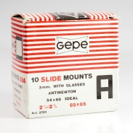 Gepe 2701 Slide Mounts w/ Antinewton Glass (54x68) (2-1/4 x 2-3/4) (10) (LN-) Used