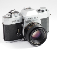 Yashica FX-2 35mm Film SLR Camera with Yashica 50mm F1.7 ML Lens (New Seals)(BGN) Used