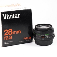 P/K Vivitar 28mm F2.8 MC (BGN) Used Lens For Pentax