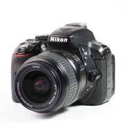 Nikon D5300 DSLR Camera with 18-55mm F3.5-5.6 G ED II Lens(SC 52630) (BGN) Used