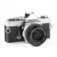 Olympus OM-1 35mm Film Camera with 50mm F1.8 Lens (NEW SEALS) (CLA)(EX) Used