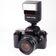 Canon EOS Rebel S 35mm Film Camera with Magnicon 28-70mm F2.8-4.5 Lens & Flash (EX) Used