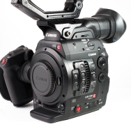 Canon EOS C300 Mark II (EX+)(16hrs)(EF-Mount) + Angelbird256GB CFAST + Ikan OYB240 Onyx Light W/Stand (x2) Used Cinema Camera Kit