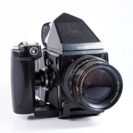 Bronica SQ-A Film Camera with 150mm F3.5 Lens, 120 Back, Prism, & Grip (BGN) Used