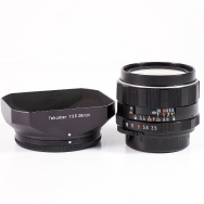 M42 Pentax S-M-C Takumar 28mm F3.5 + Hood (EX) Used