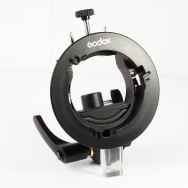 Godox S2 Speedlite Bracket (EX+) used