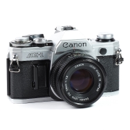 Canon AE-1 + 50mm f1.8 (EX+, CLA'd, New Seals)