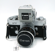 Canon FT 35mm Film SLR Camera with 50mm F1.8 Lens & Canon Booster Light Meter (BGN) Used
