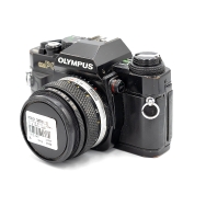 Olympus OM-PC 35mm Film SLR Camera with 50mm f1.8 Lens (BGN) Used