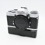 Minolta XD-11 35mm Film SLR Camera Body & Auto Winder D (BGN) Used