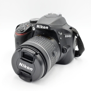 Nikon D3400 DSLR Camera with AF-P 18-55mm f3.5-5.6 DX VR Lens (EX-) Used